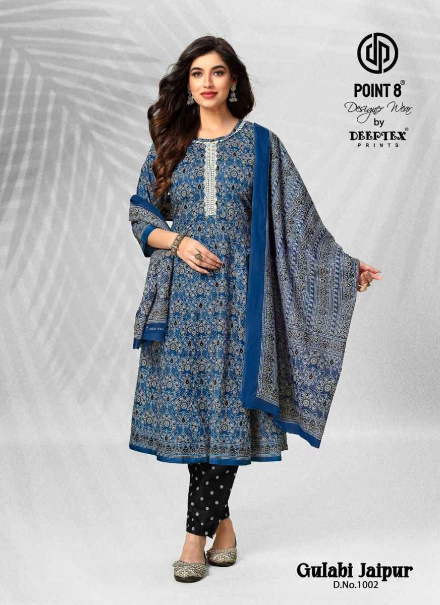 Deeptex Gulabi Jaipur Cotton Readymade Dress (8 pcs Catalogue)