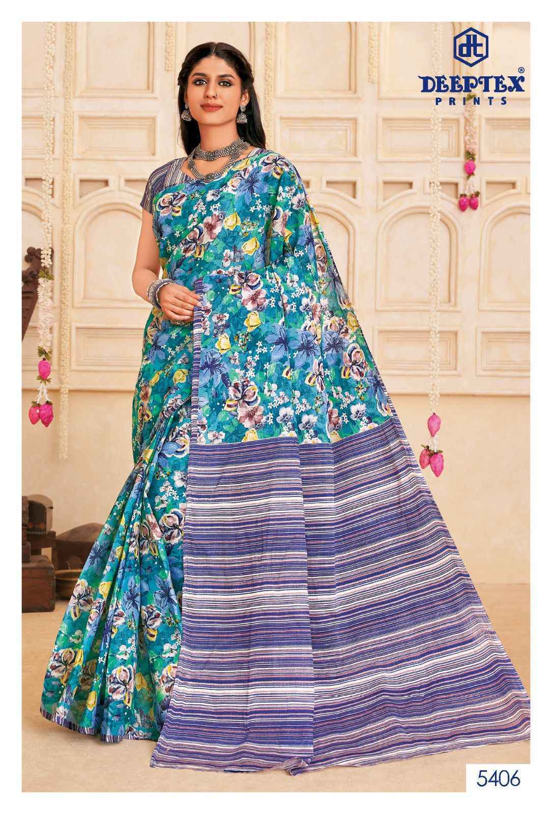 Deeptex Mother India Vol-54 Cotton Saree (30 pcs Catalogue)