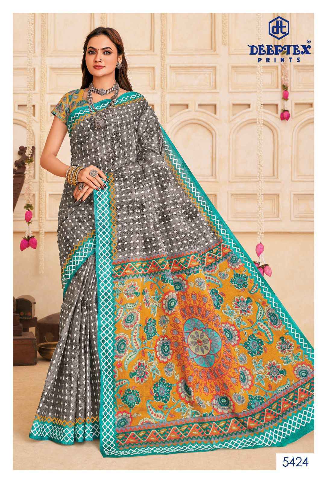 Deeptex Mother India Vol-54 Cotton Saree (30 pcs Catalogue)