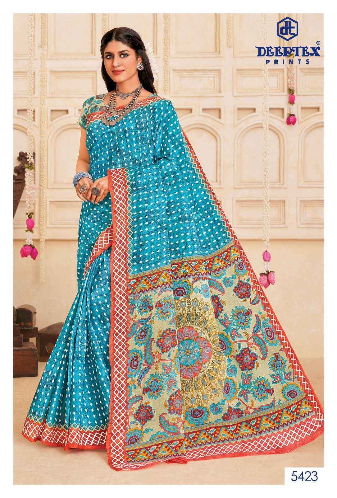 Deeptex Mother India Vol-54 Cotton Saree (30 pcs Catalogue)