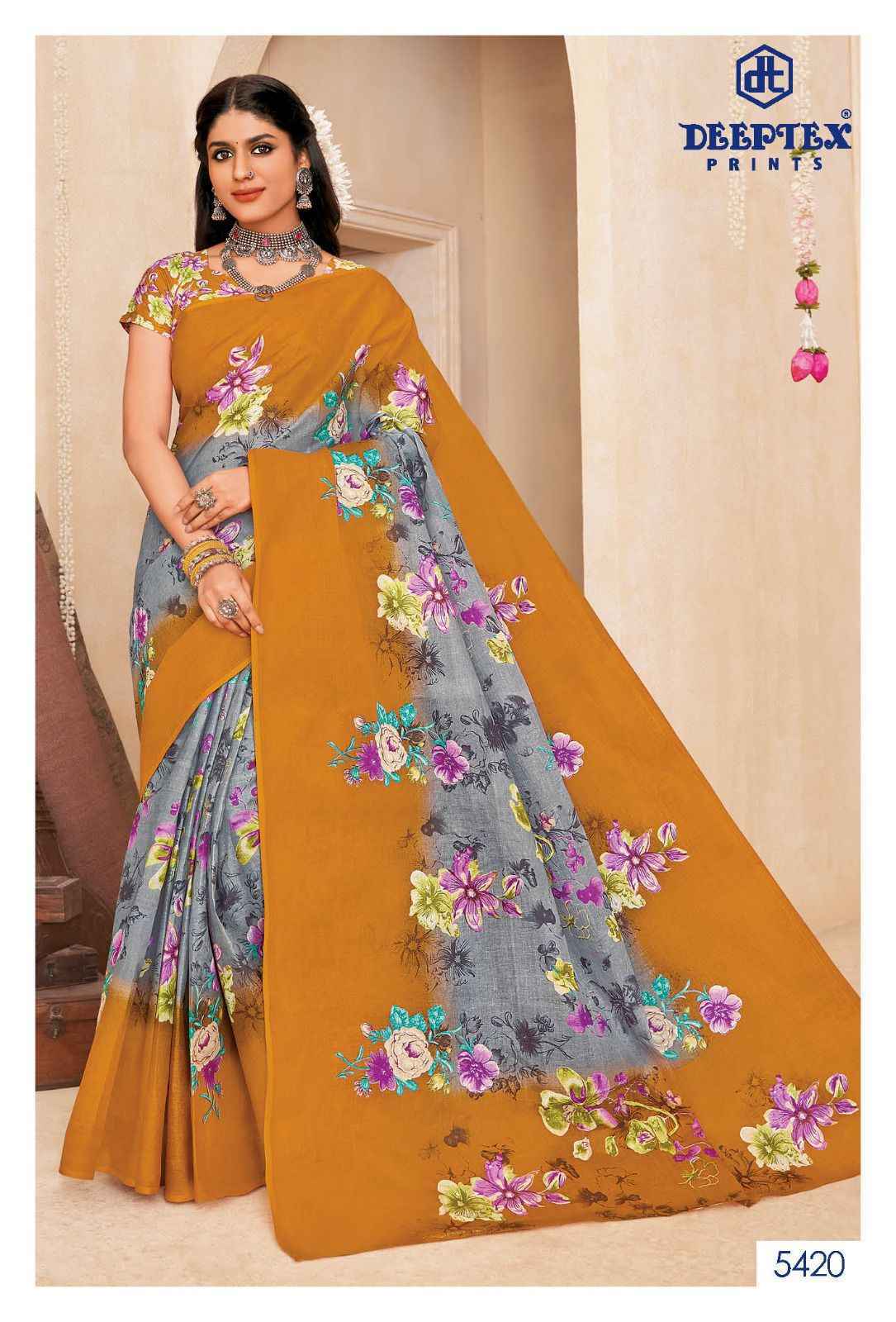 Deeptex Mother India Vol-54 Cotton Saree (30 pcs Catalogue)