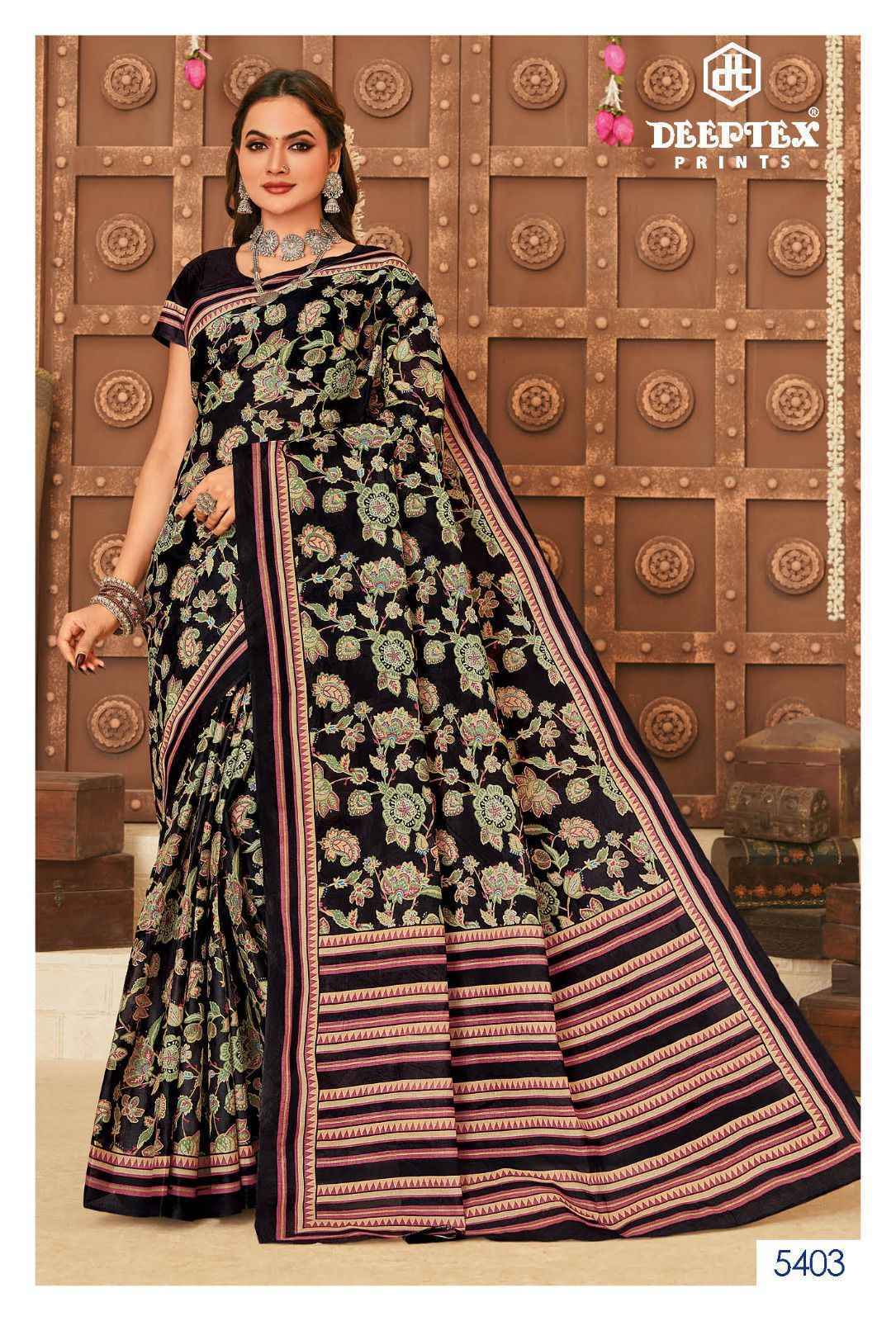 Deeptex Mother India Vol-54 Cotton Saree (30 pcs Catalogue)