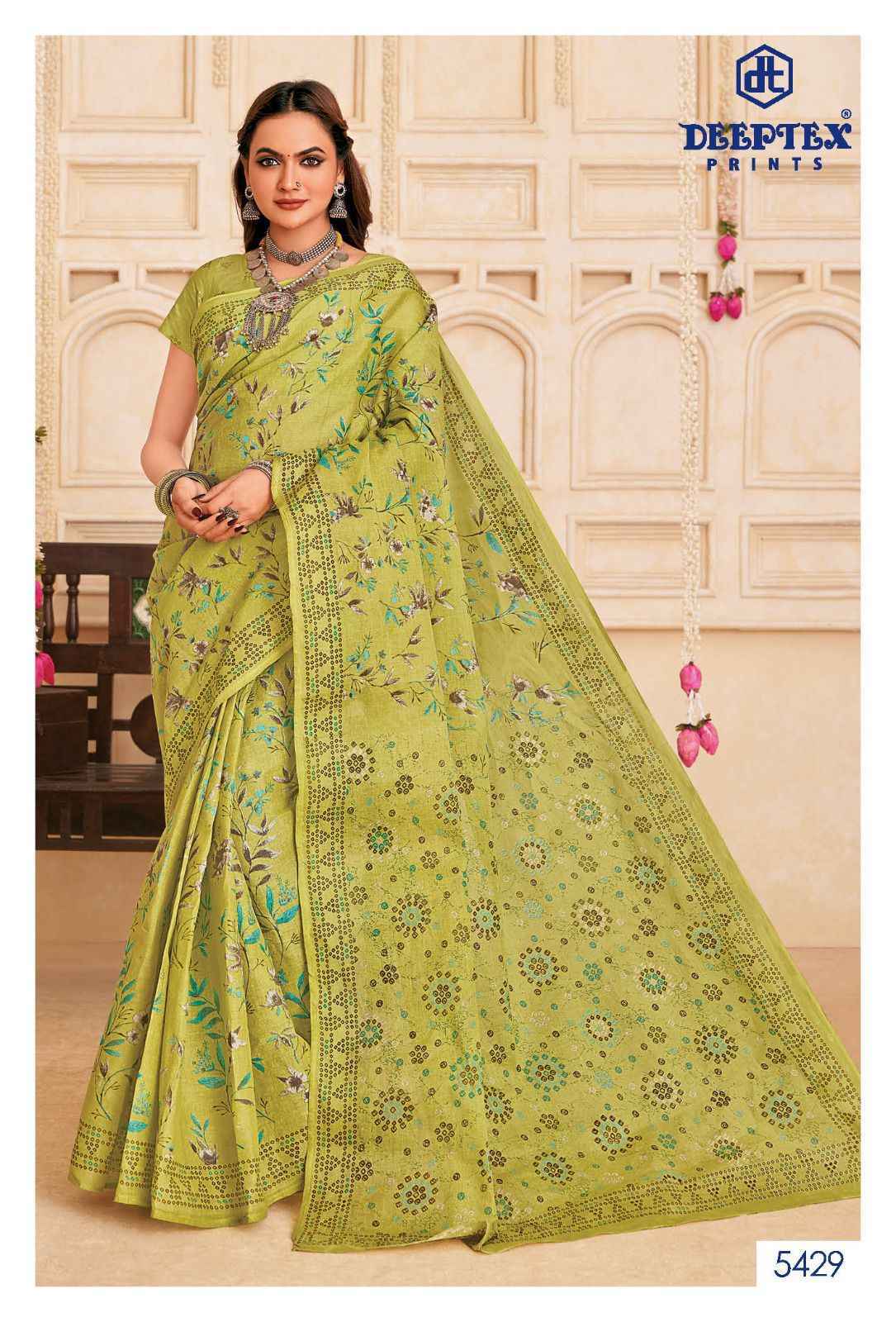 Deeptex Mother India Vol-54 Cotton Saree (30 pcs Catalogue)