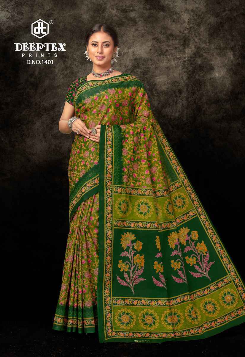 Deeptex Prime Time Vol-14 Cotton Saree (10 pcs Catalogue)