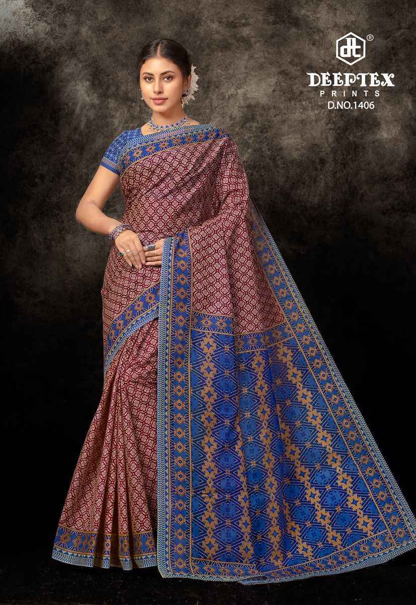 Deeptex Prime Time Vol-14 Cotton Saree (10 pcs Catalogue)
