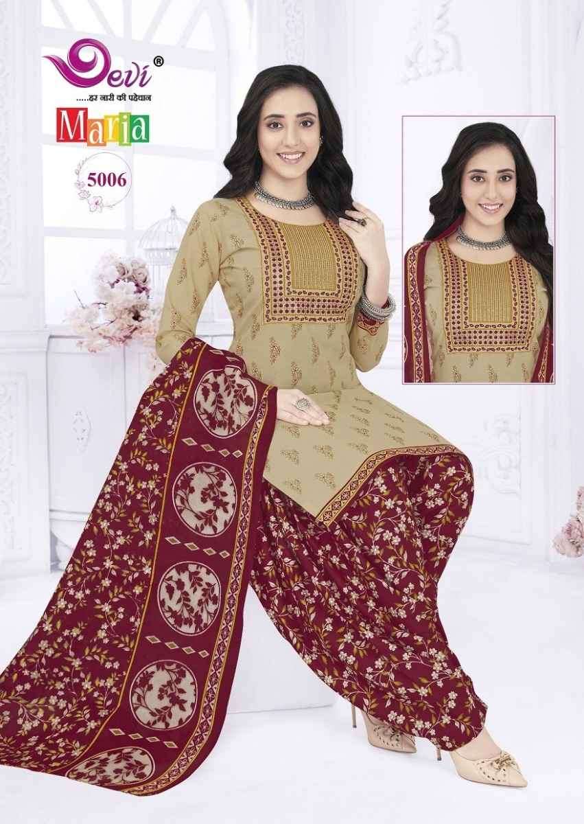 Devi Maria Vol-5 Readymade Cotton Dress (12 pcs Catalogue)