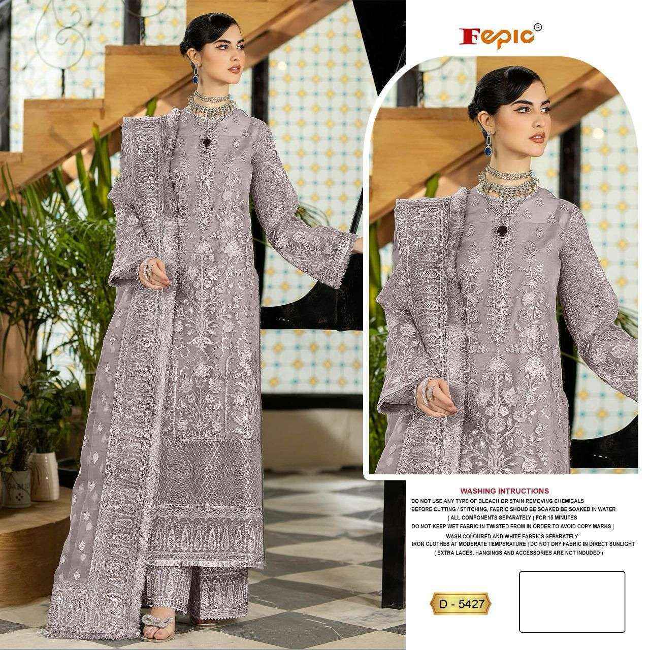 Fepic Rosemeen D-5427 Georgette Dress Material (4 pcs Catalogue)