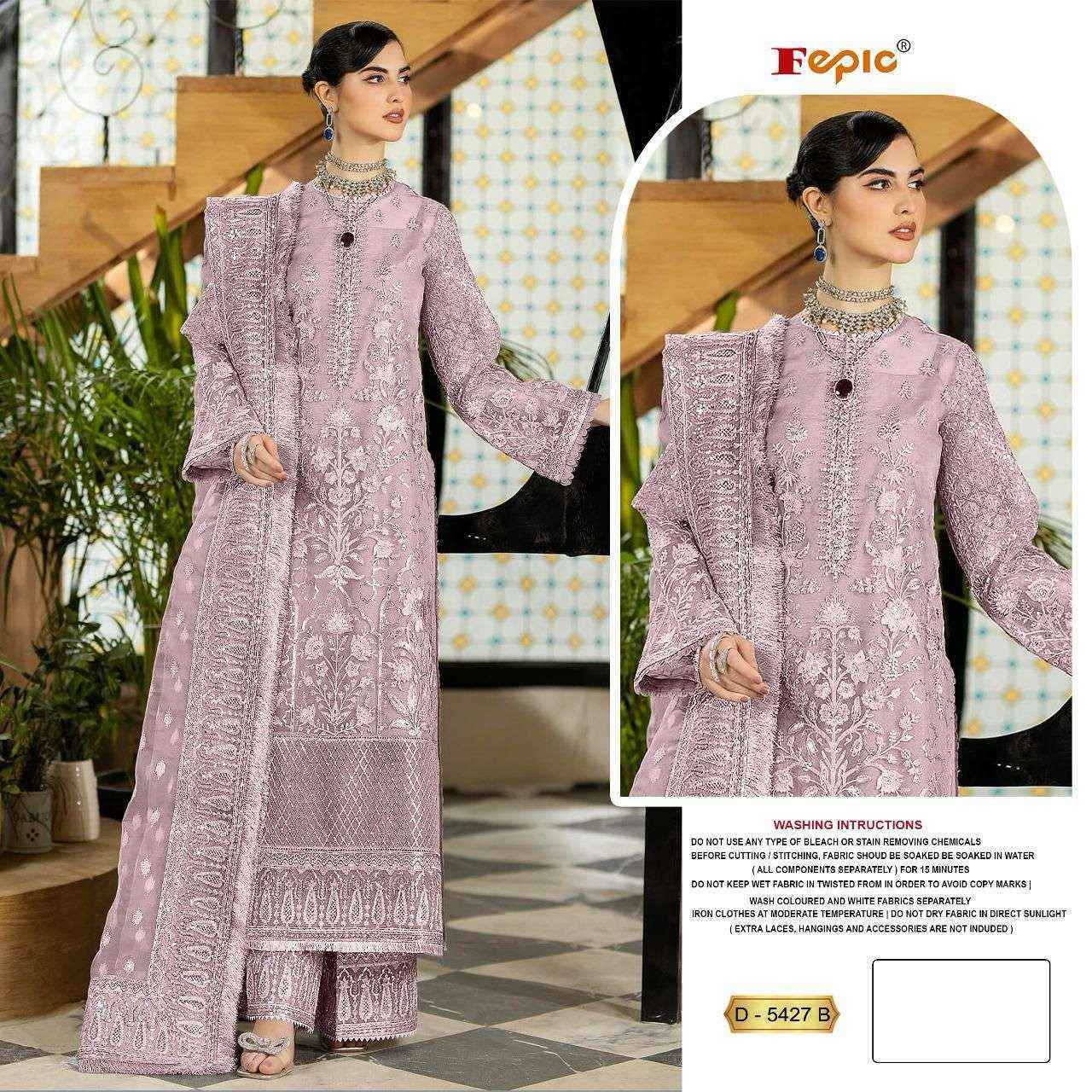 Fepic Rosemeen D-5427 Georgette Dress Material (4 pcs Catalogue)