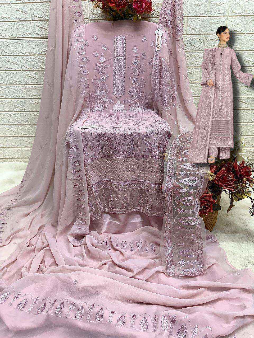 Fepic Rosemeen D-5427 Georgette Dress Material (4 pcs Catalogue)
