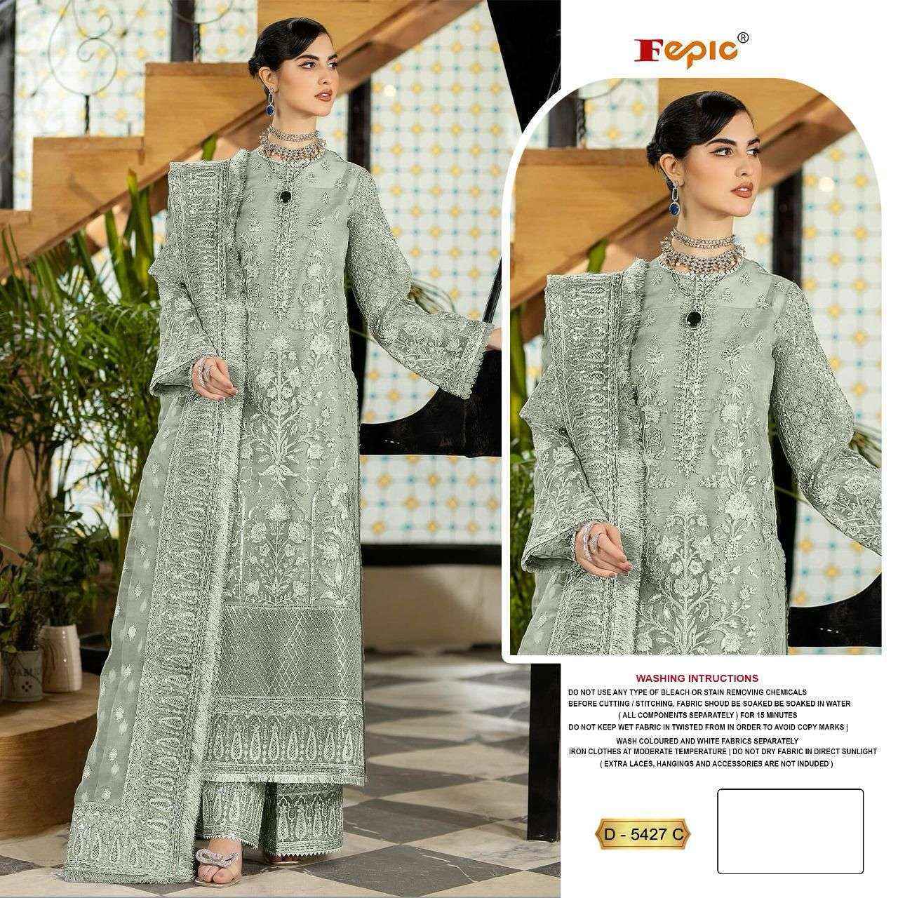 Fepic Rosemeen D-5427 Georgette Dress Material (4 pcs Catalogue)