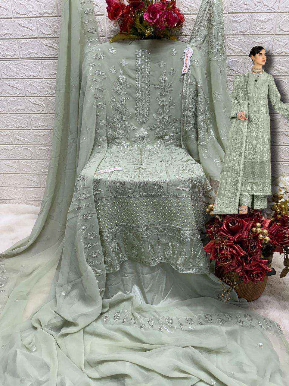 Fepic Rosemeen D-5427 Georgette Dress Material (4 pcs Catalogue)