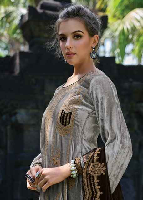 Gull Jee Gul Nasreen Velvet Dress Material (6 pcs Catalogue)