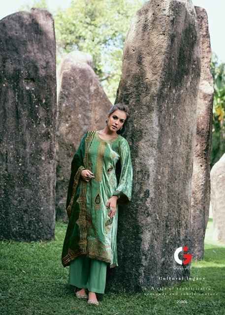 Gull Jee Gul Nasreen Velvet Dress Material (6 pcs Catalogue)