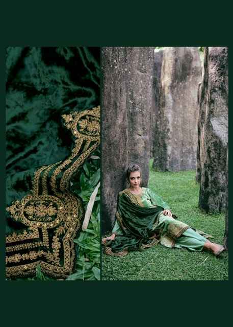 Gull Jee Gul Nasreen Velvet Dress Material (6 pcs Catalogue)