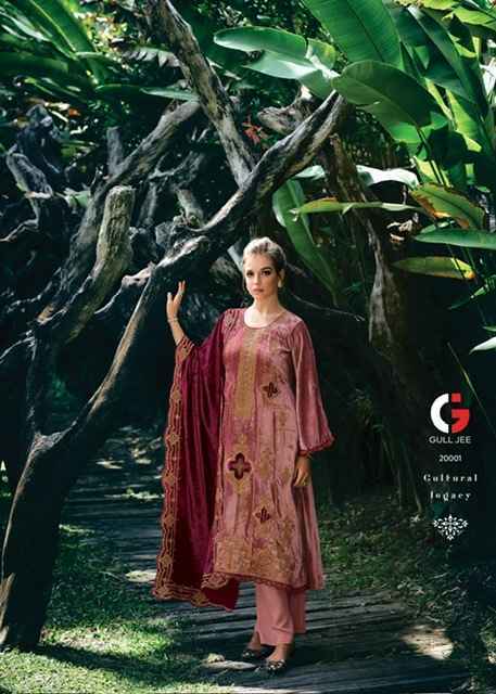 Gull Jee Gul Nasreen Velvet Dress Material (6 pcs Catalogue)
