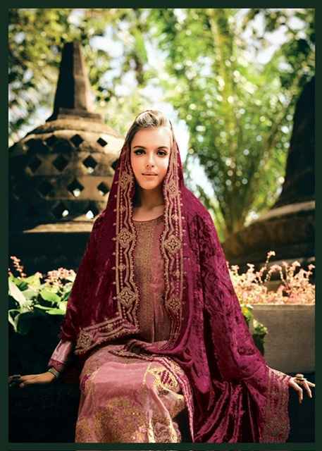 Gull Jee Gul Nasreen Velvet Dress Material (6 pcs Catalogue)