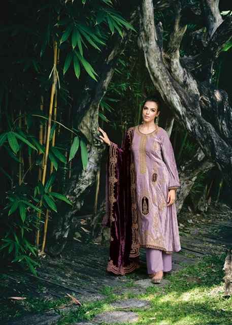 Gull Jee Gul Nasreen Velvet Dress Material (6 pcs Catalogue)