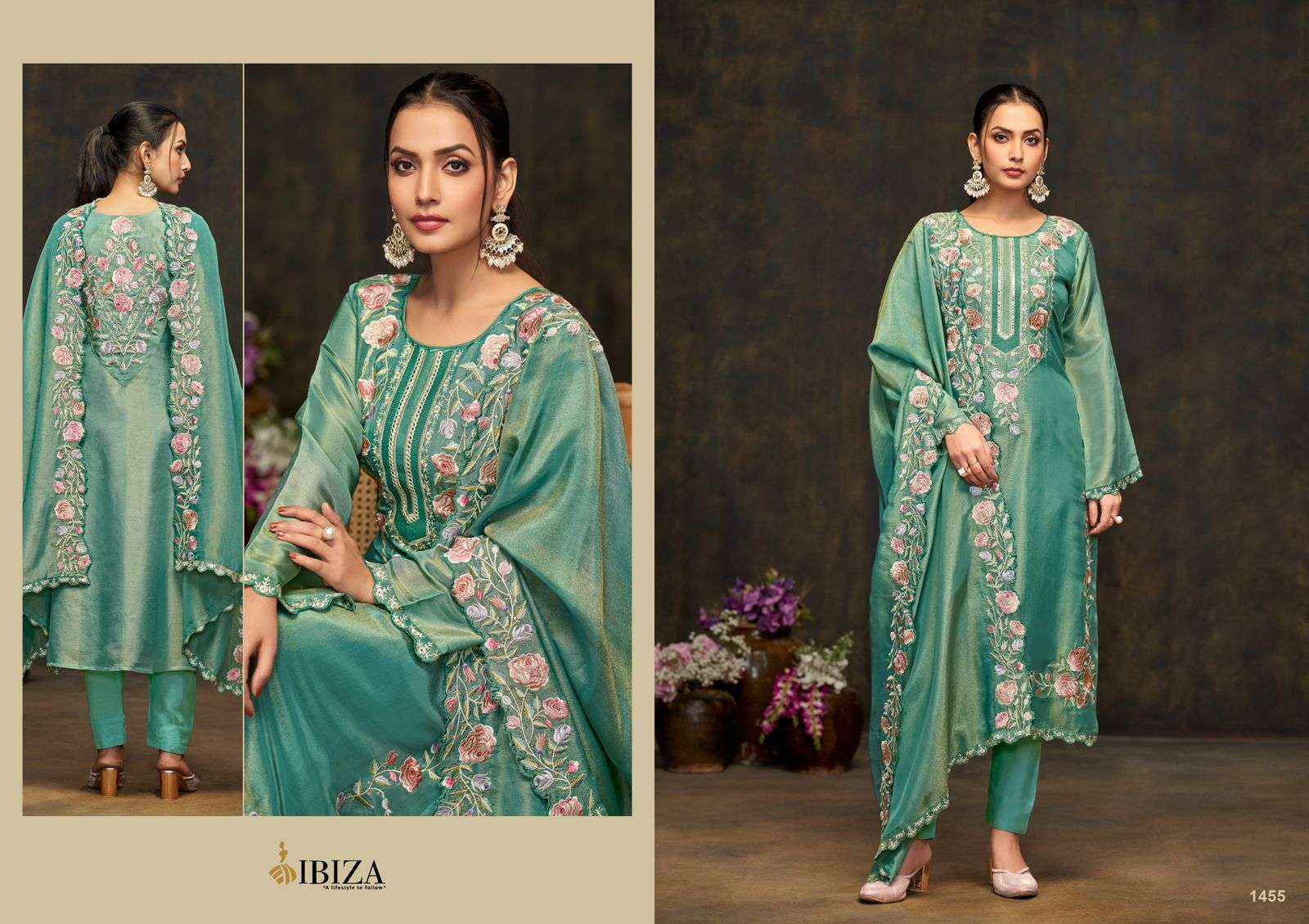 Ibiza Dazzella Muslin Dress Material (4 pcs Catalogue)