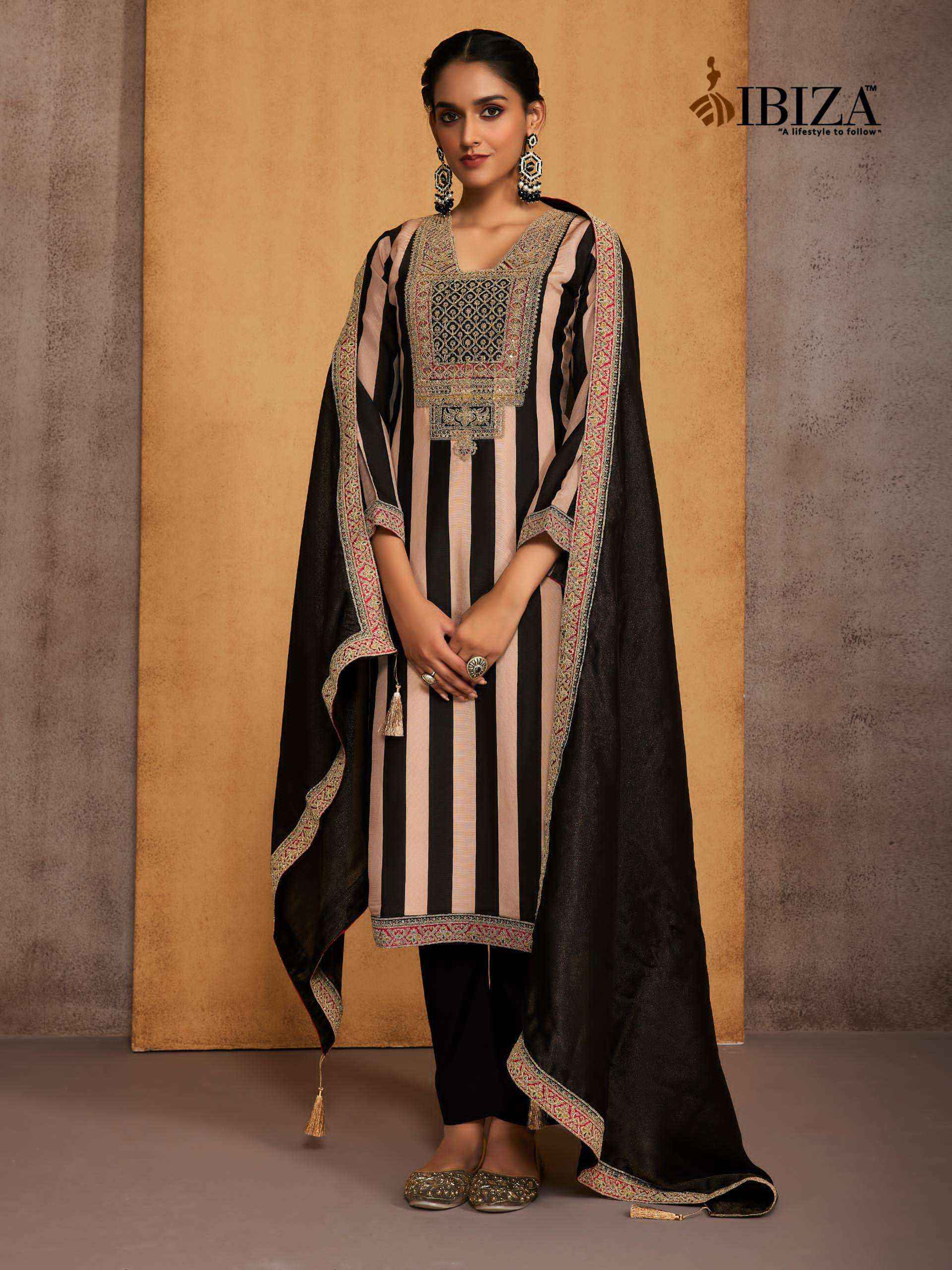 Ibiza Ivanna Viscouse Dress Material (4 pcs Catalogue)
