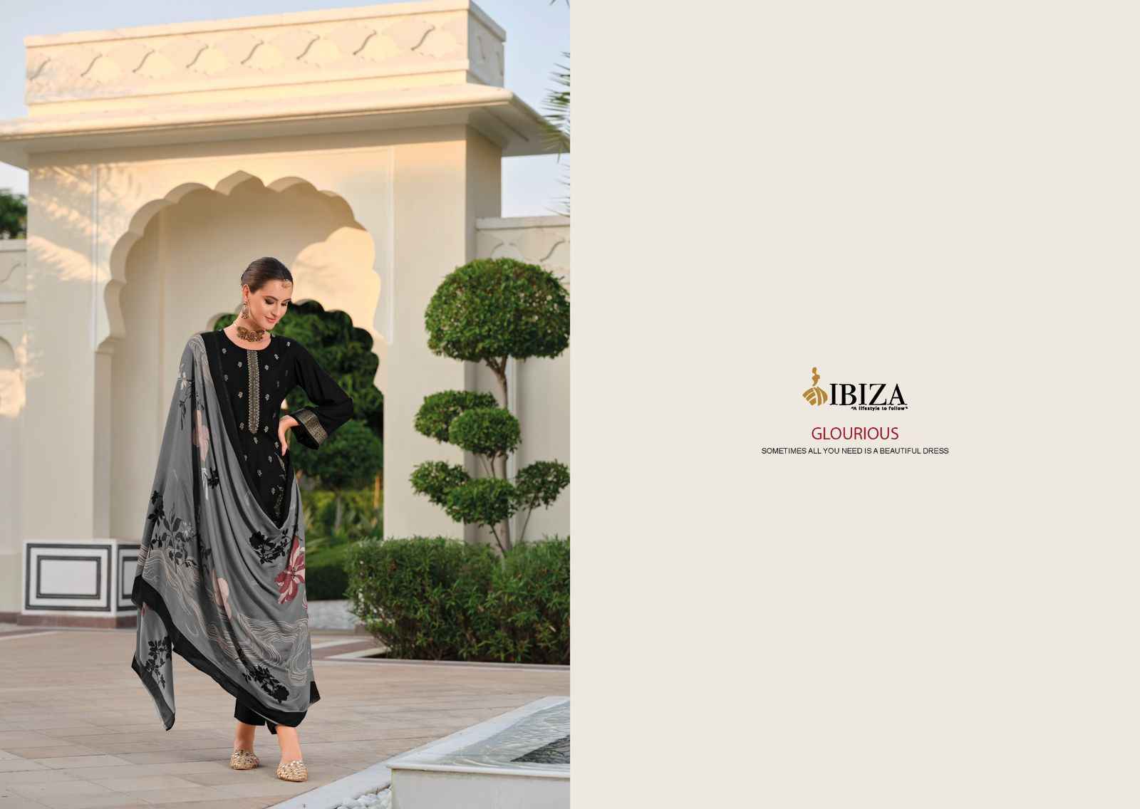 Ibiza Khayaal Viscouse Pashmina Dress Material (6 pcs Catalogue)