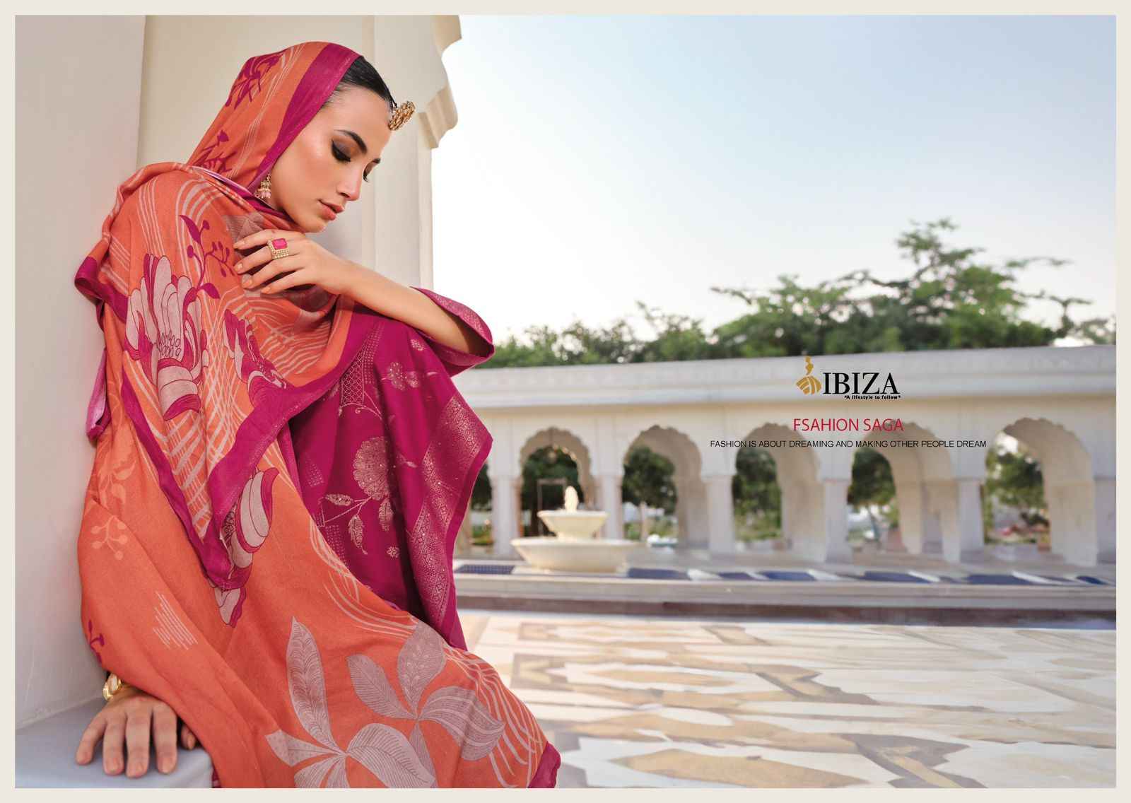 Ibiza Khayaal Viscouse Pashmina Dress Material (6 pcs Catalogue)