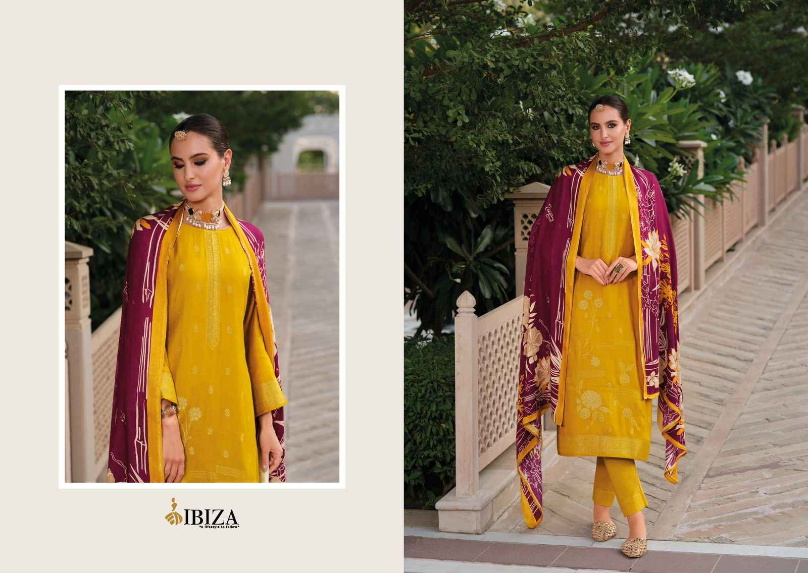 Ibiza Khayaal Viscouse Pashmina Dress Material (6 pcs Catalogue)