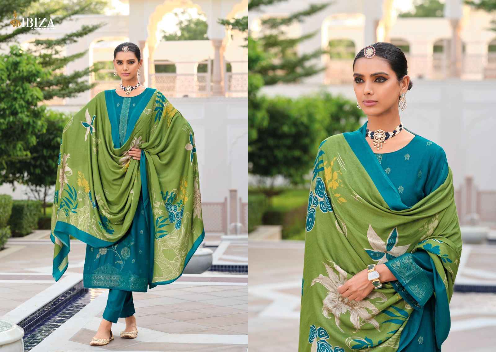 Ibiza Khayaal Viscouse Pashmina Dress Material (6 pcs Catalogue)