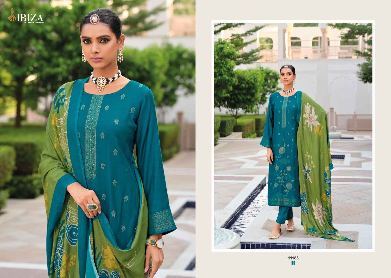 Ibiza Khayaal Viscouse Pashmina Dress Material (6 pcs Catalogue)