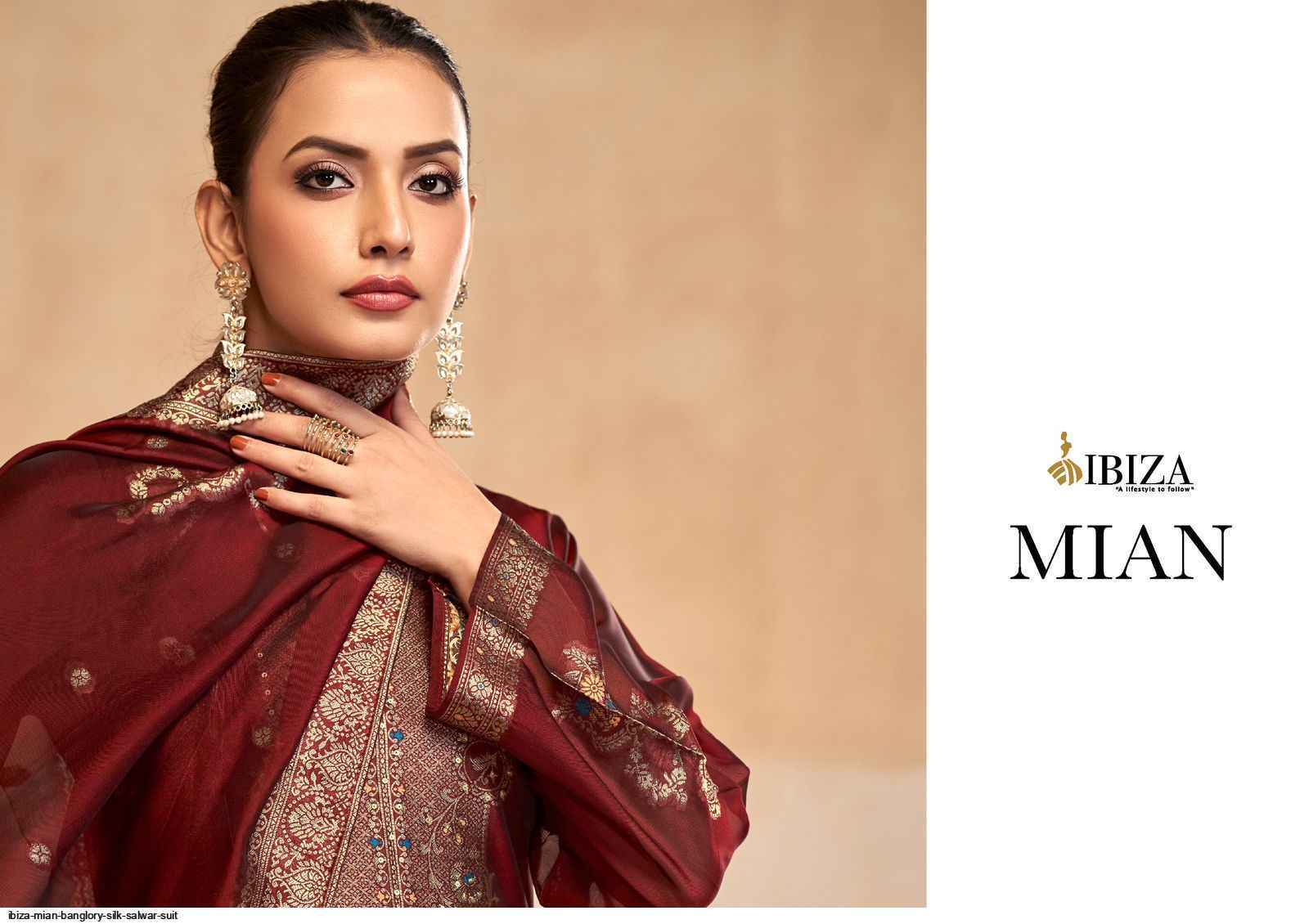 Ibiza Mian Banglory Silk Dress Material (4 pcs Catalogue)