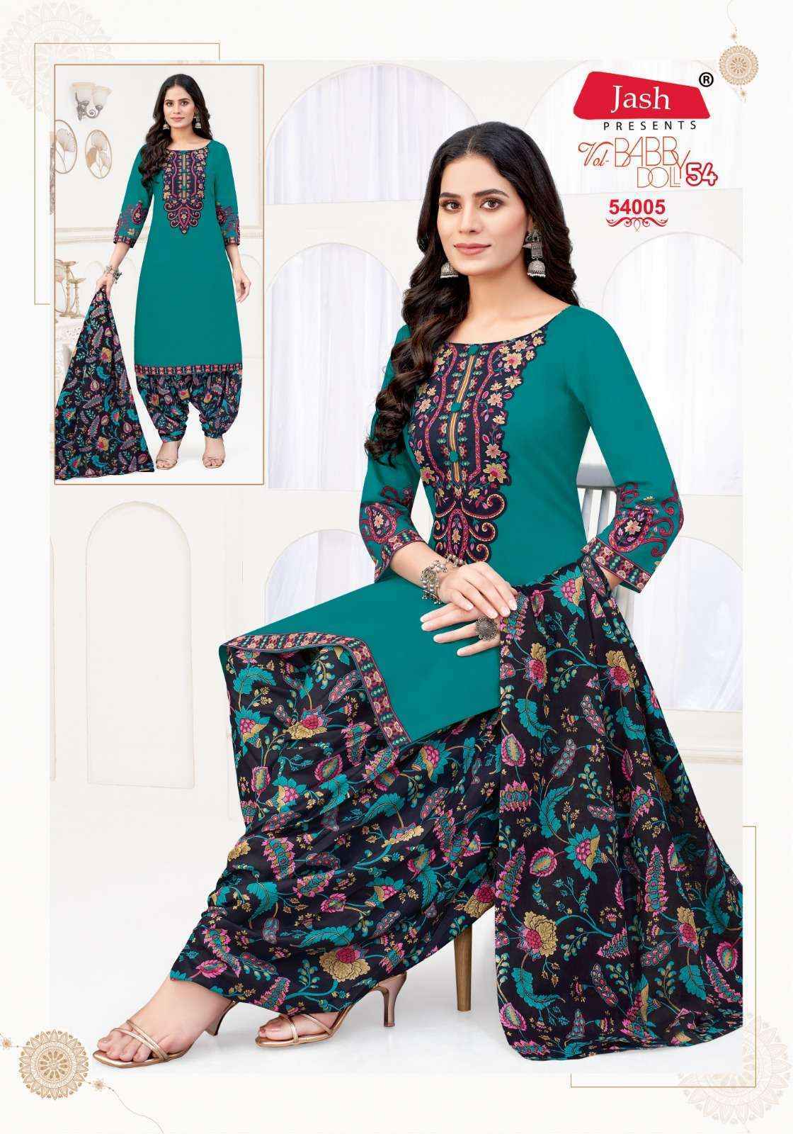 Jash Baby Doll Vol-54 Cotton Dress Material (12 pcs Catalogue)
