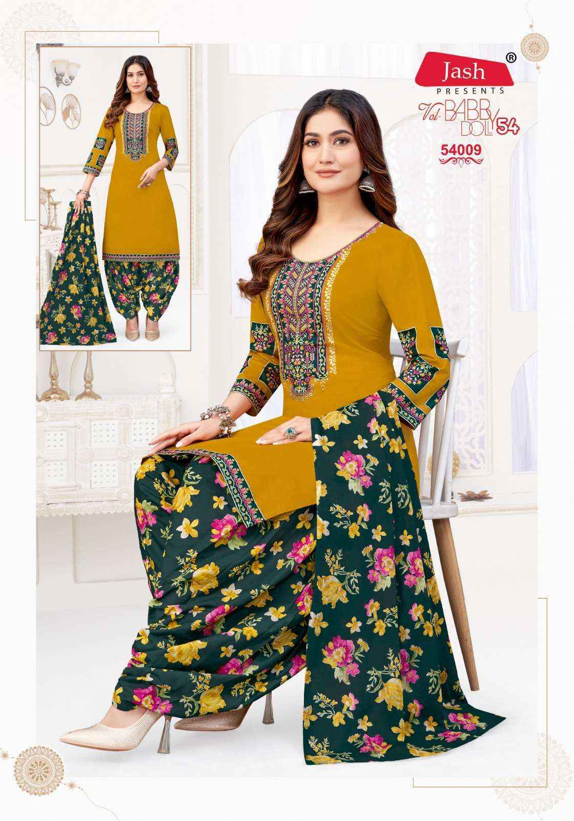 Jash Baby Doll Vol-54 Cotton Dress Material (12 pcs Catalogue)