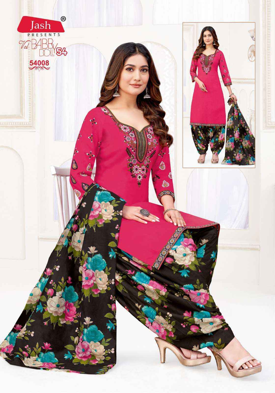 Jash Baby Doll Vol-54 Cotton Dress Material (12 pcs Catalogue)