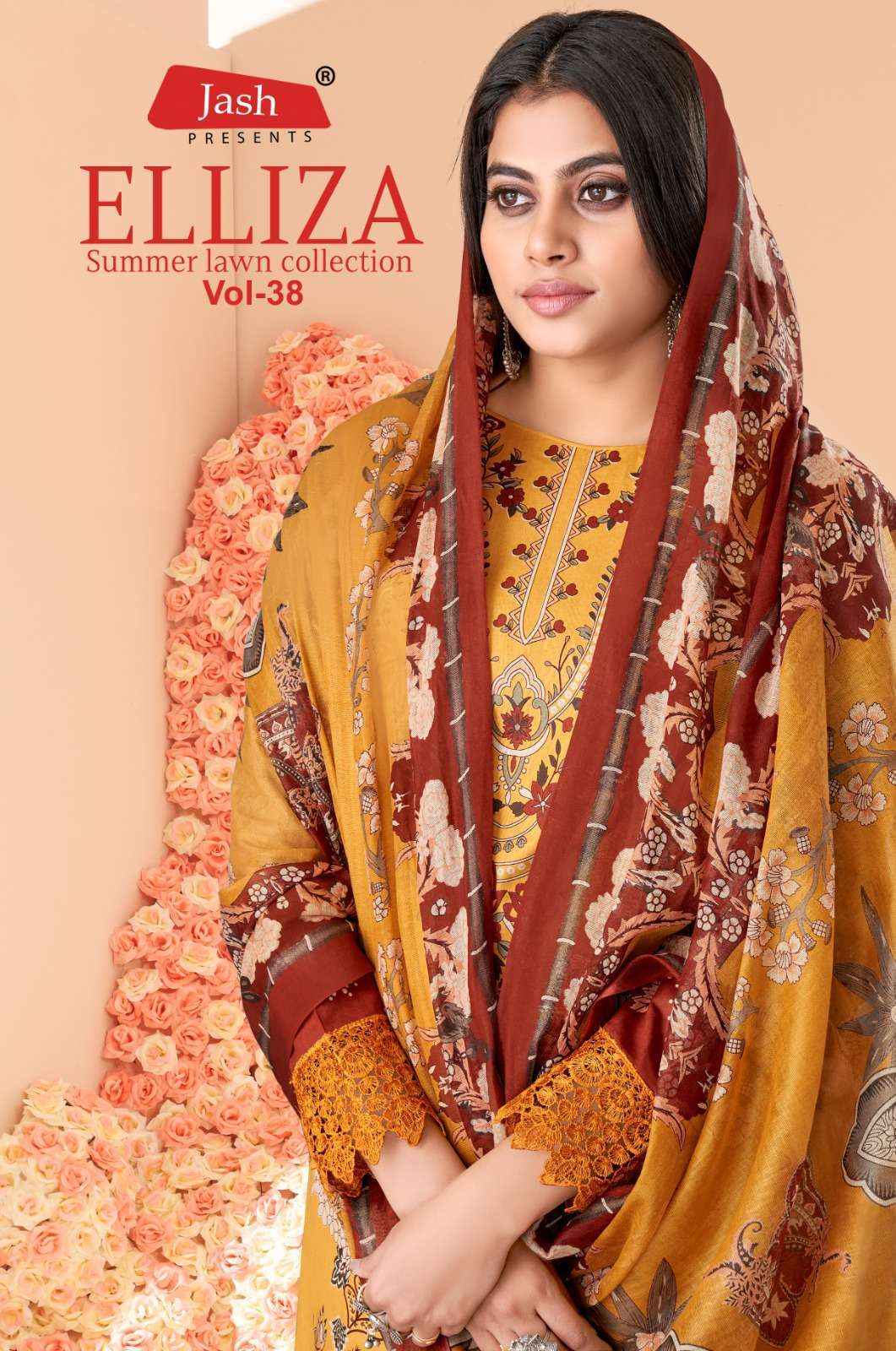 Jash Elliza Vol-38 Cotton Dress Material (10 pcs Catalogue)