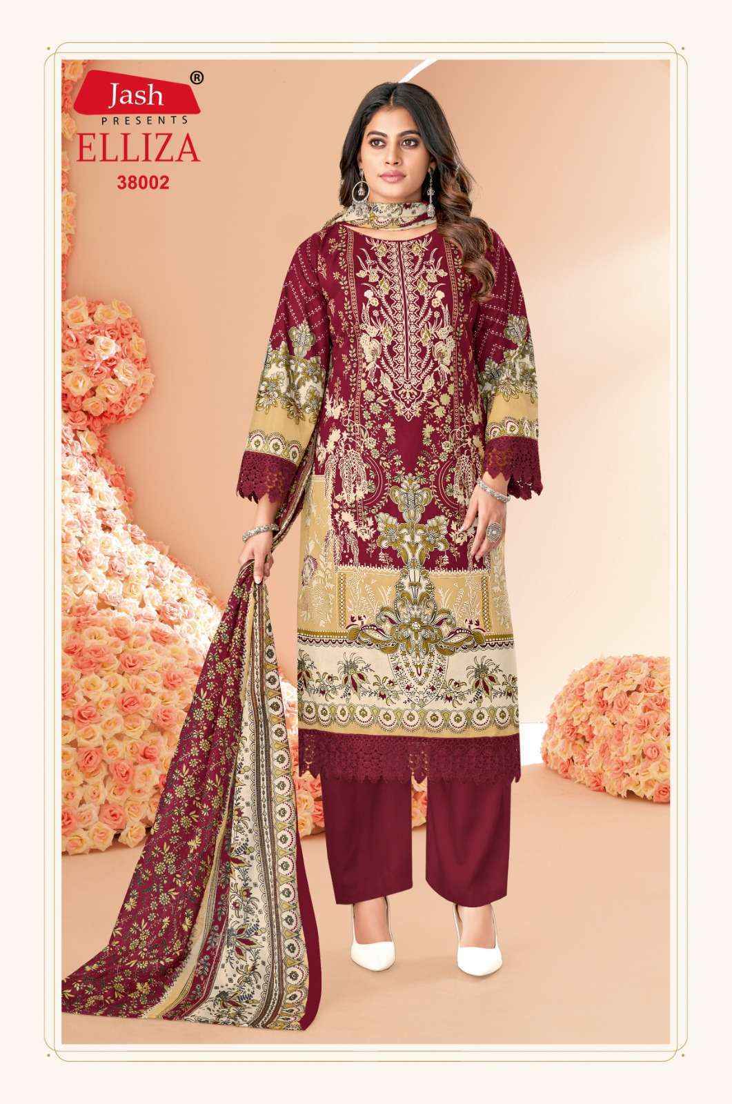 Jash Elliza Vol-38 Cotton Dress Material (10 pcs Catalogue)