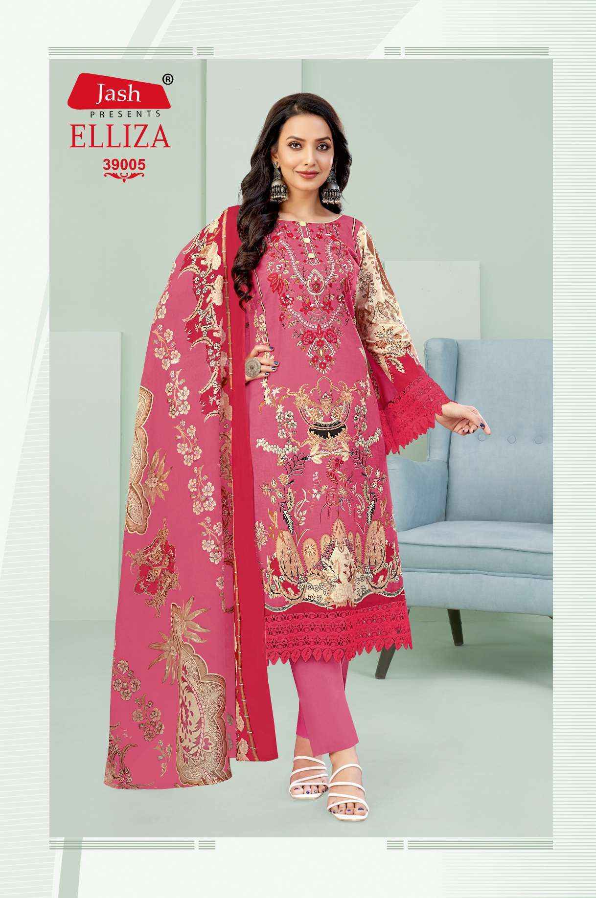 Jash Elliza Vol-39 Cotton Dress Material (10 pcs Catalogue)