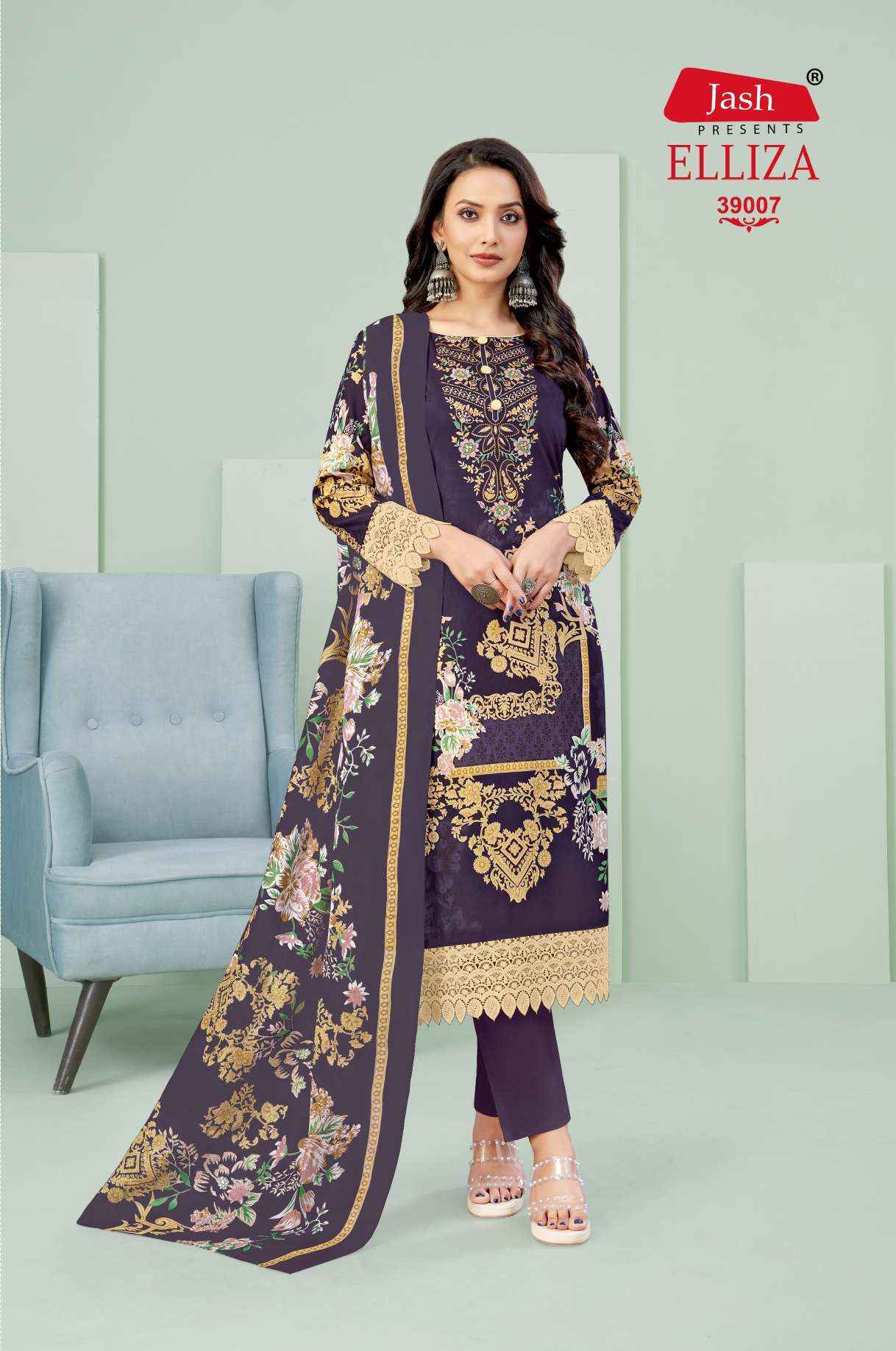 Jash Elliza Vol-39 Cotton Dress Material (10 pcs Catalogue)