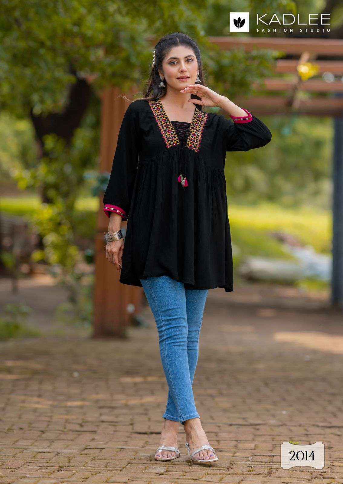 Kadlee Centuri Vol-3 Reyon Weastern Top (6 pcs Catalogue)