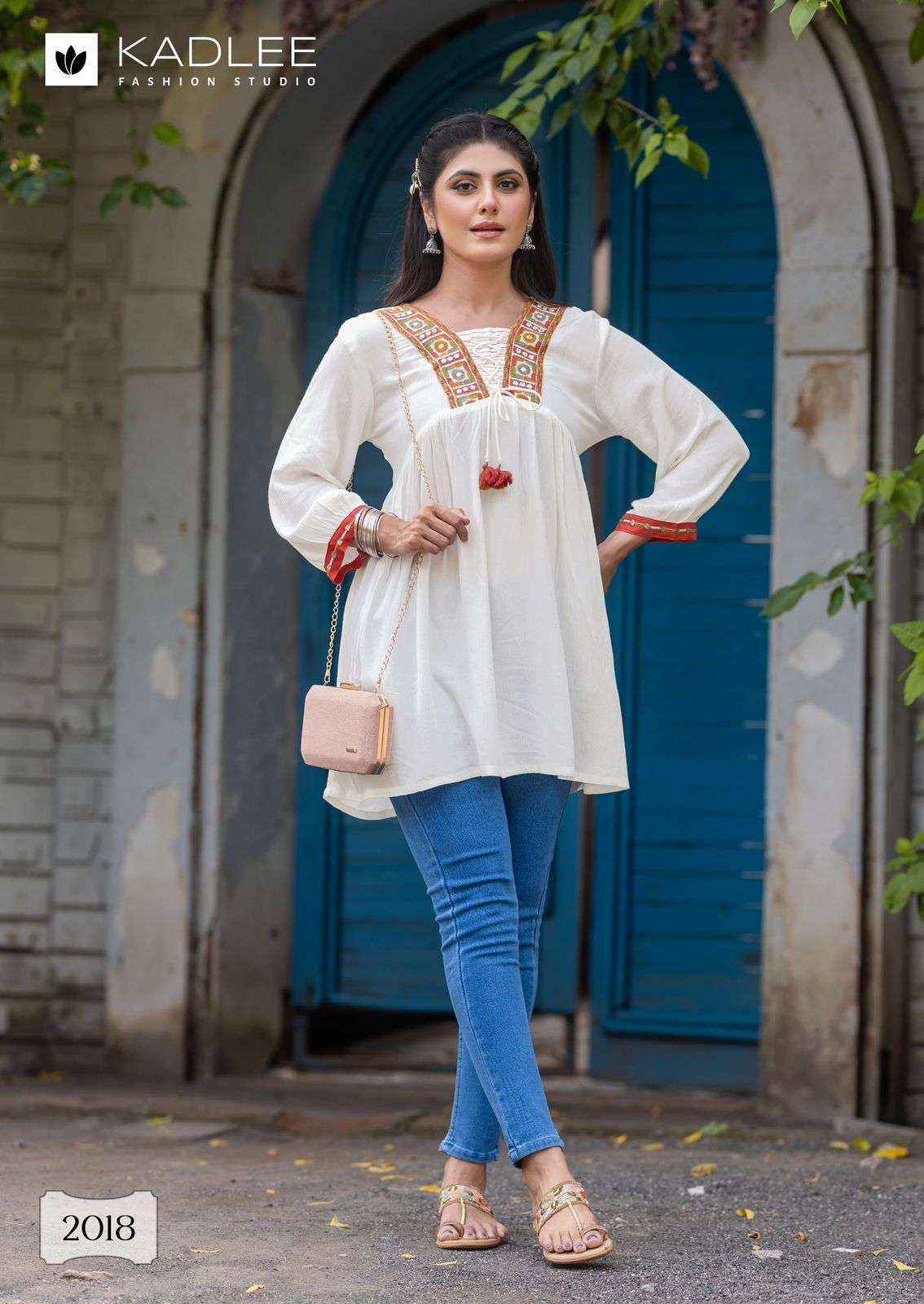 Kadlee Centuri Vol-3 Reyon Weastern Top (6 pcs Catalogue)