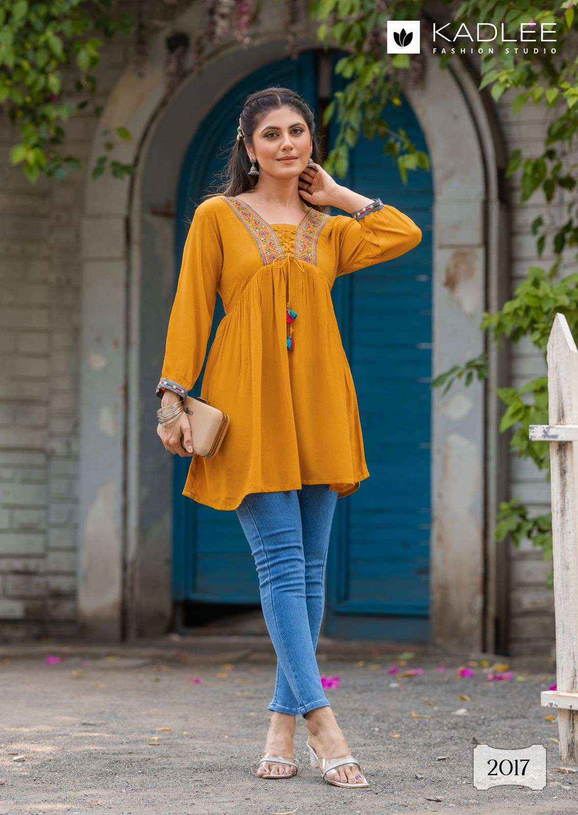Kadlee Centuri Vol-3 Reyon Weastern Top (6 pcs Catalogue)