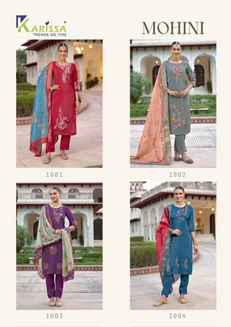 Karissa Mohini Viscouse Readymade Suit (4 pcs Catalogue)