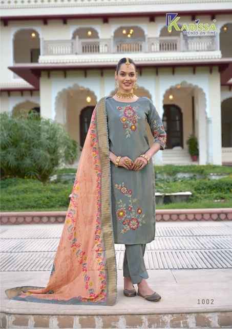 Karissa Mohini Viscouse Readymade Suit (4 pcs Catalogue)