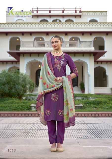 Karissa Mohini Viscouse Readymade Suit (4 pcs Catalogue)