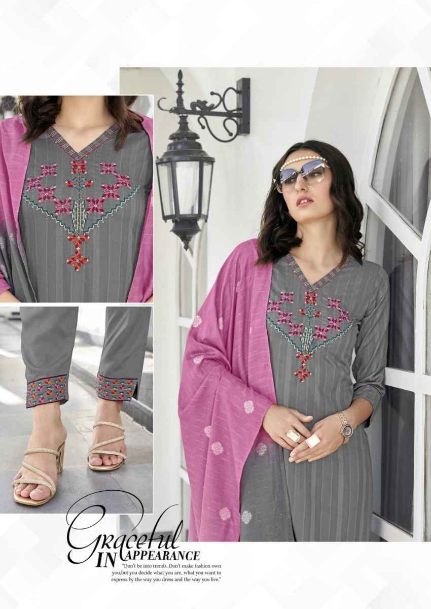 Karissa Opel Vol-4 Viscouse Rayon Readymade Suit (6 pcs Catalogue)