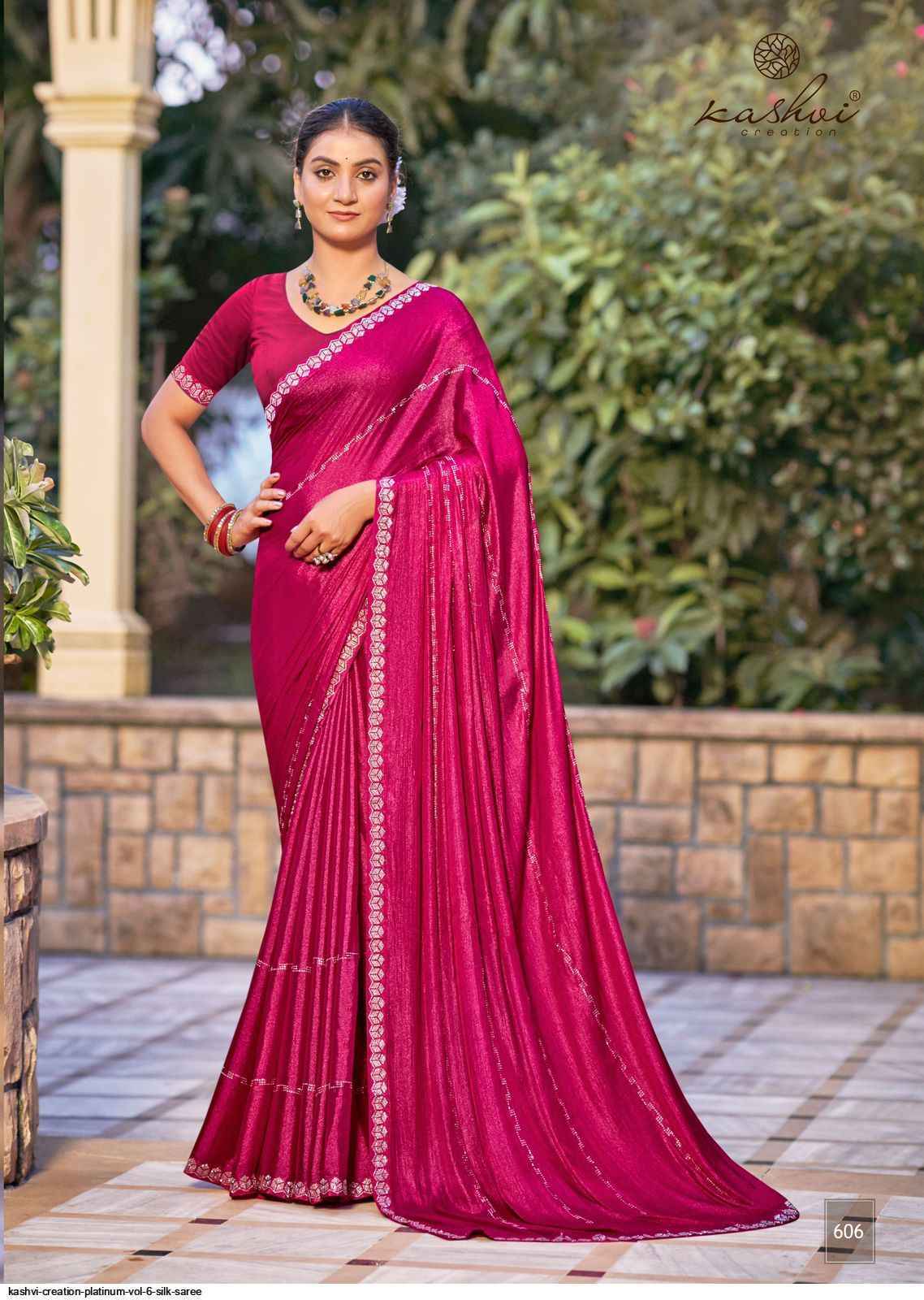 Kashvi Platinum Vol-6 Silk Saree (8 pcs Catalogue)