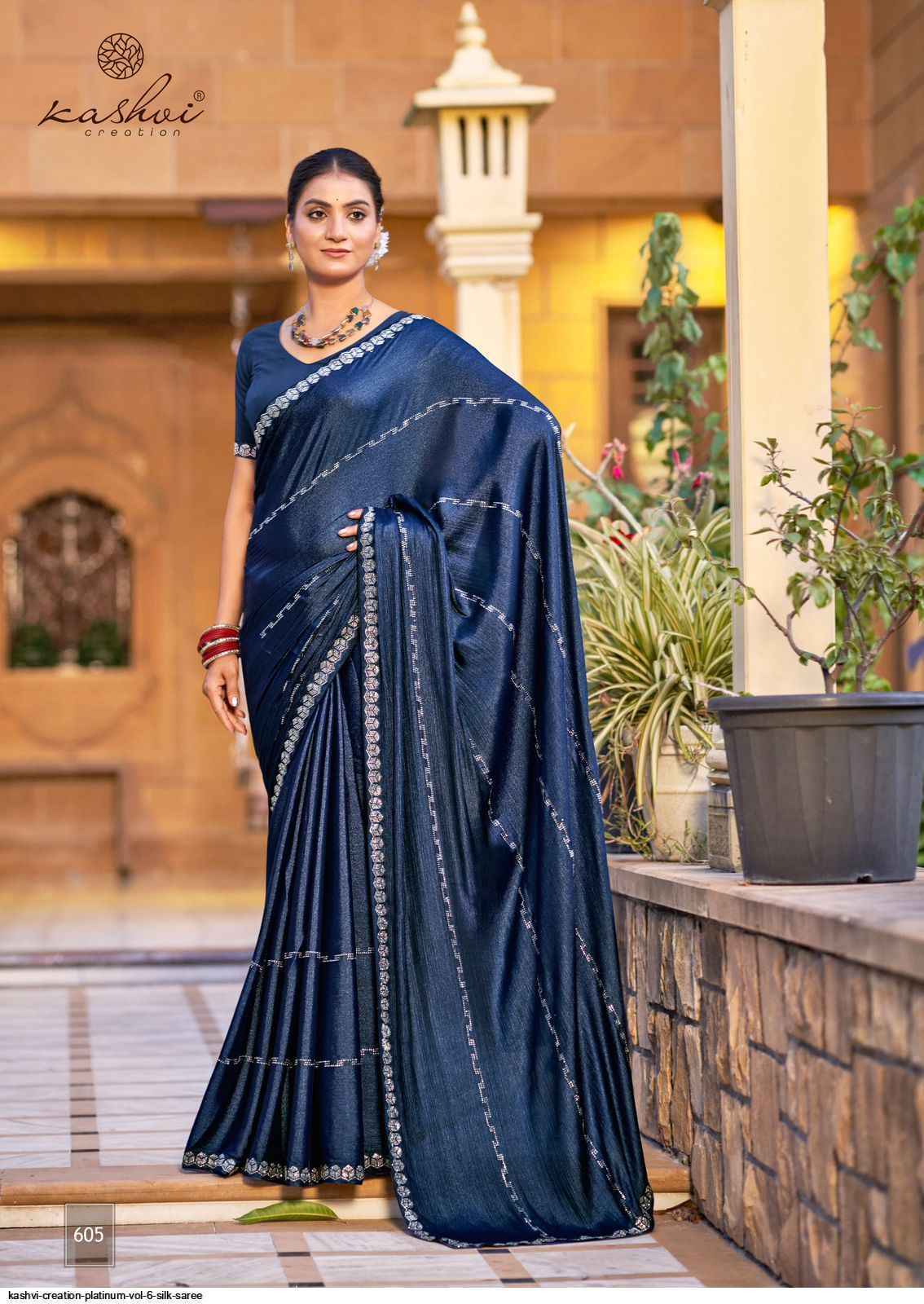 Kashvi Platinum Vol-6 Silk Saree (8 pcs Catalogue)