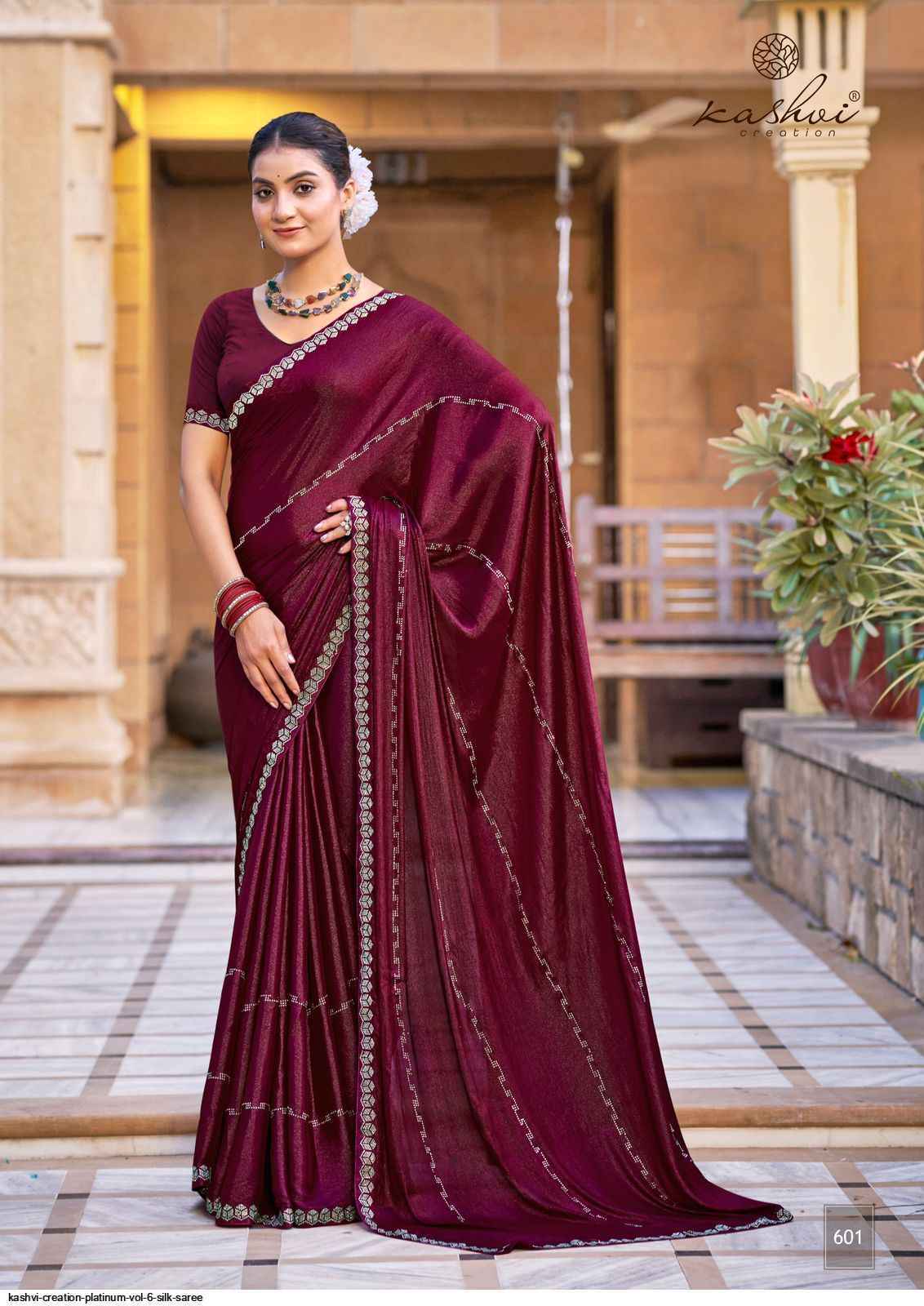 Kashvi Platinum Vol-6 Silk Saree (8 pcs Catalogue)