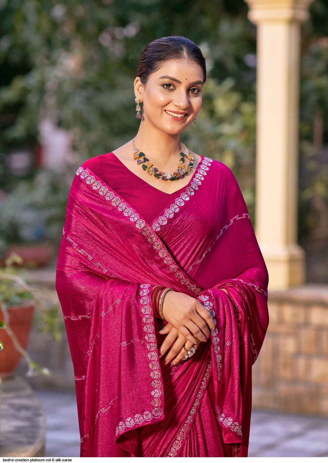 Kashvi Platinum Vol-6 Silk Saree (8 pcs Catalogue)