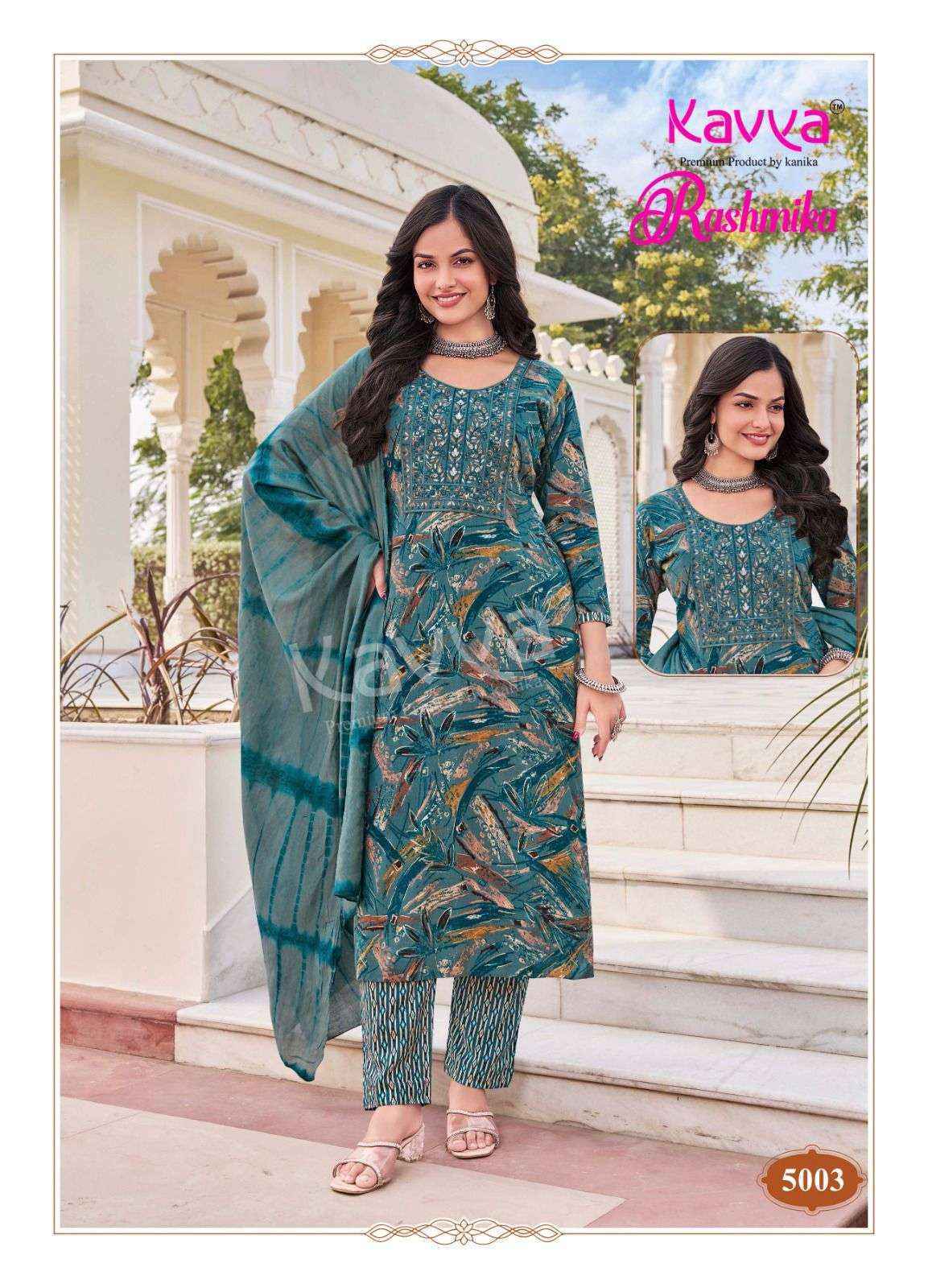 Kavya Rashmika Vol-5 Rayon Readymade Suit (10 pcs Catalogue)