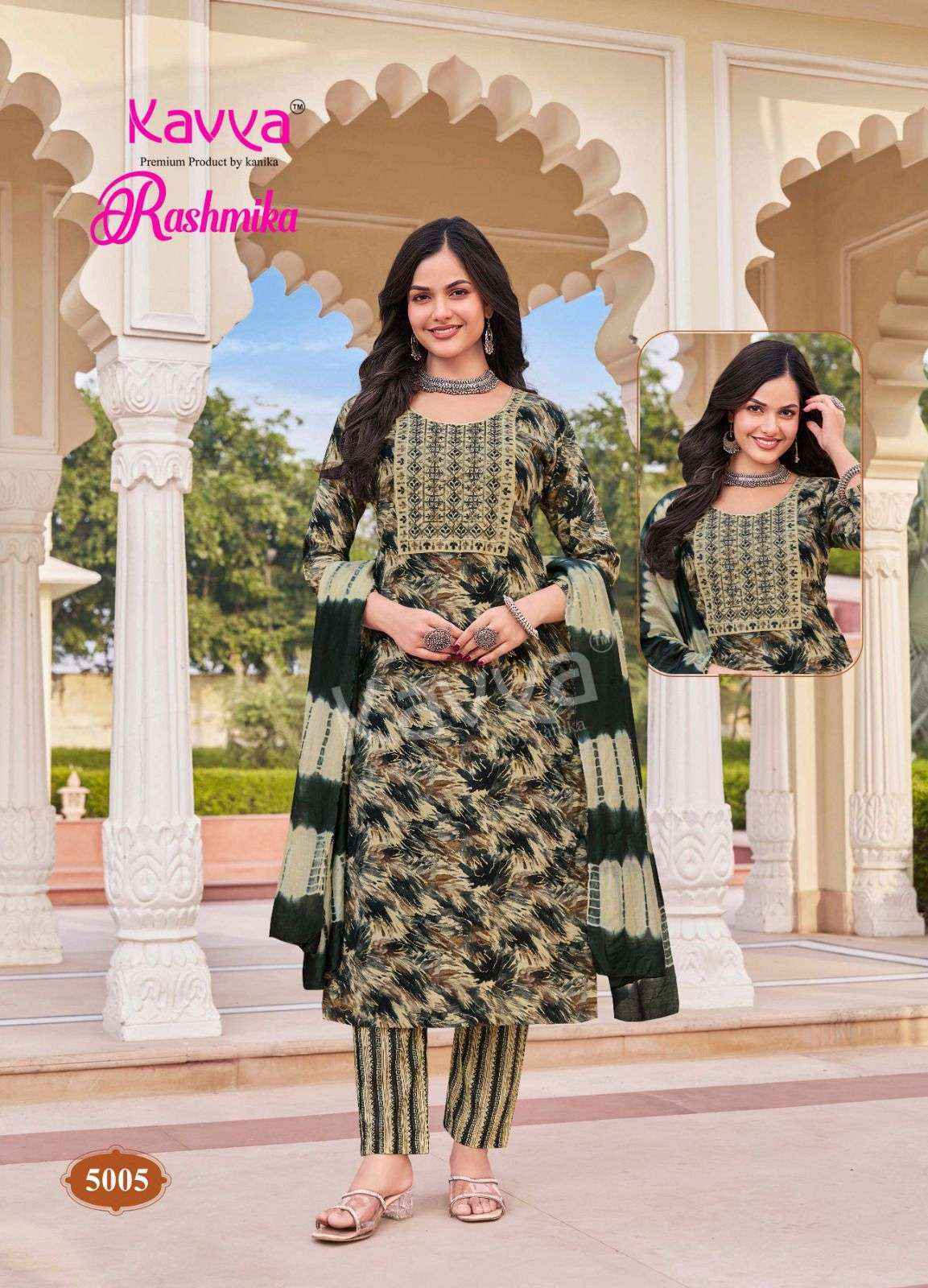 Kavya Rashmika Vol-5 Rayon Readymade Suit (10 pcs Catalogue)