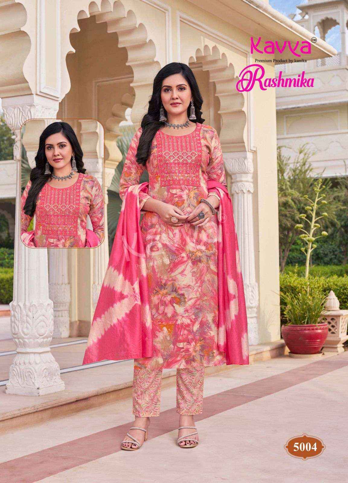 Kavya Rashmika Vol-5 Rayon Readymade Suit (10 pcs Catalogue)